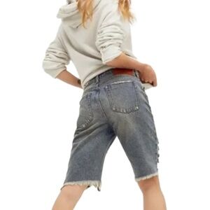 One Teaspoon Bermuda Cut Off Denim Shorts NWOT